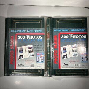 NEW PIONEER Spiral Bound 4x6 Photos Album 300 Bi-Directional Pockets Lot of 2